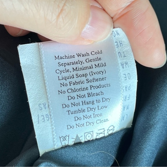 Vintage Blue 100% Leather suede jacket - Picture 4 of 8